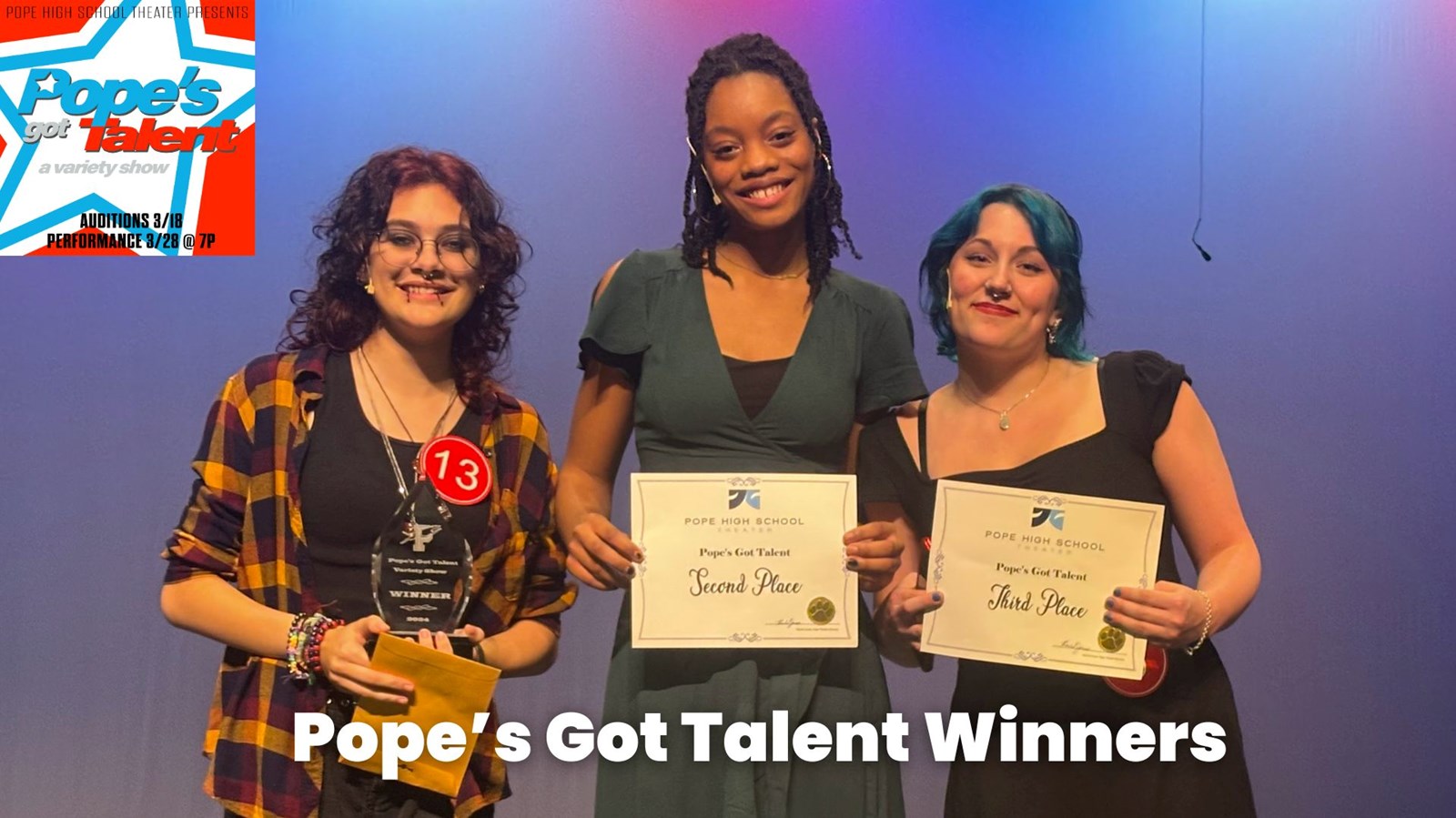 pope's got talent winners